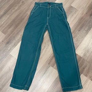 Size 0 green gap carpenter pants
